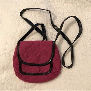maroon purse